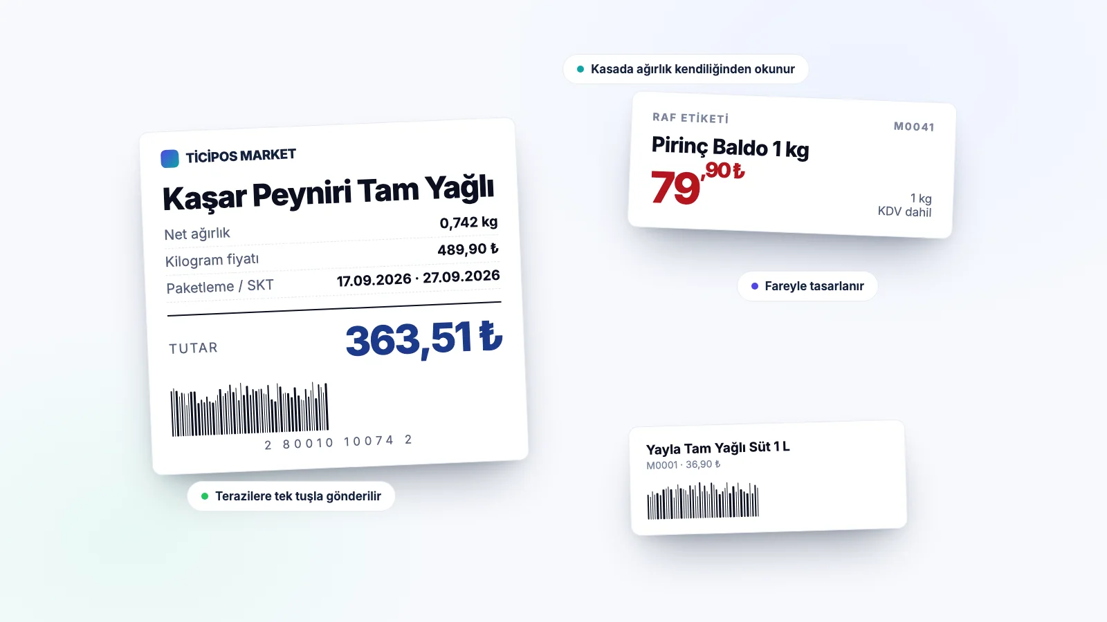 Raf etiketi ve terazi aynı fiyatı bilir